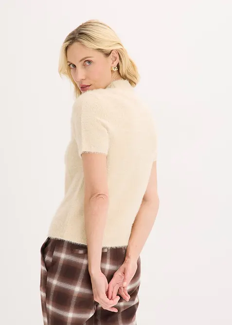 Svetr z peř&iacute;čkov&eacute; př&iacute;ze, bonprix