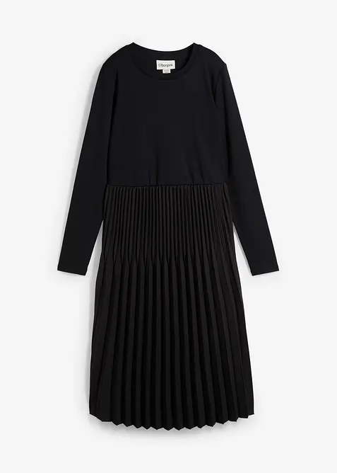 Midi šaty z viskózové směsi, bonprix