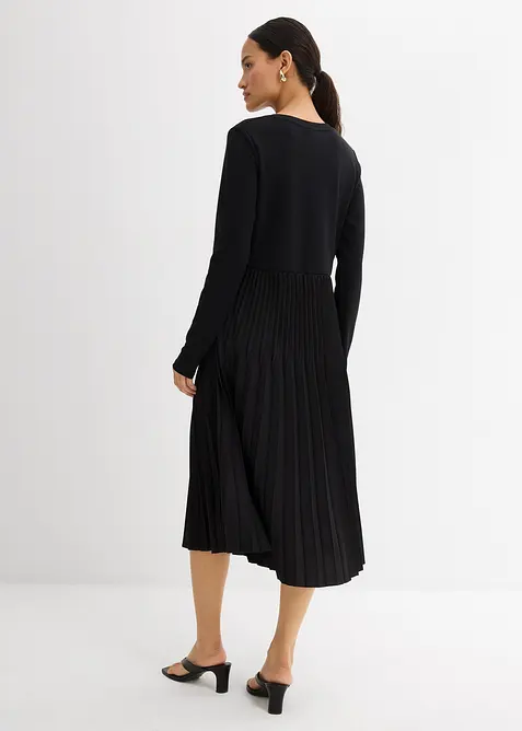 Midi šaty z viskózové směsi, bonprix