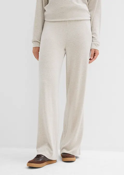 Palazzo kalhoty se vzhledem pleteniny, bonprix