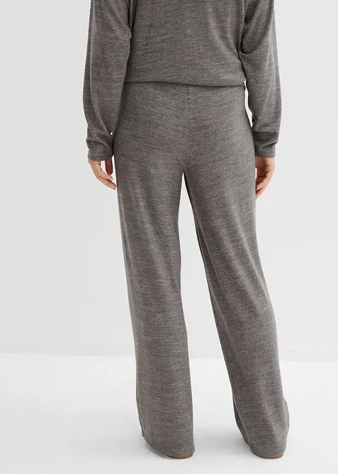 Palazzo kalhoty se vzhledem pleteniny, bonprix