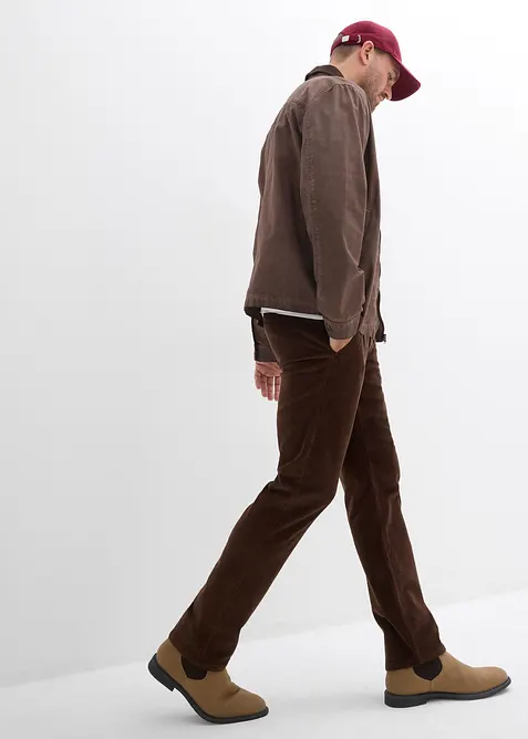 Manšestrové kalhoty Relaxed Fit, Straight, bonprix