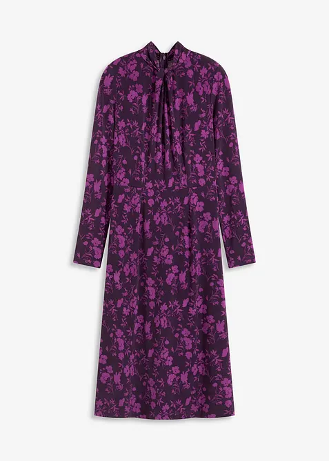 Midi šaty se stojáčkem, bonprix