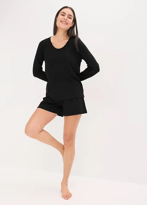 Lehké krátké pyžamo z měkkého materiálu, bonprix