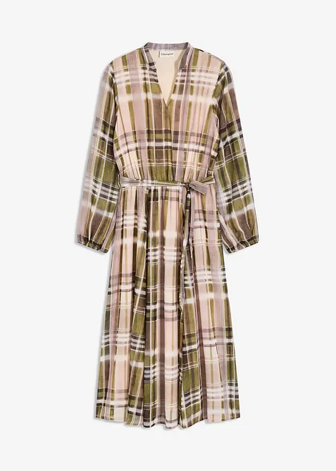 Šifónové šaty s vázačkou, bonprix