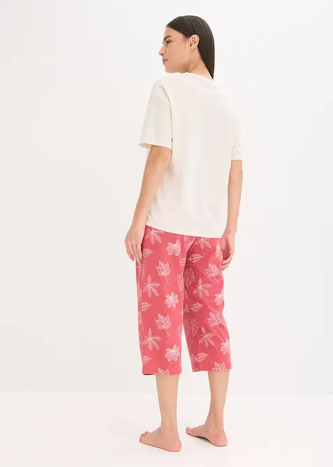 Capri pyžamo z čisté organické bavlny, bonprix