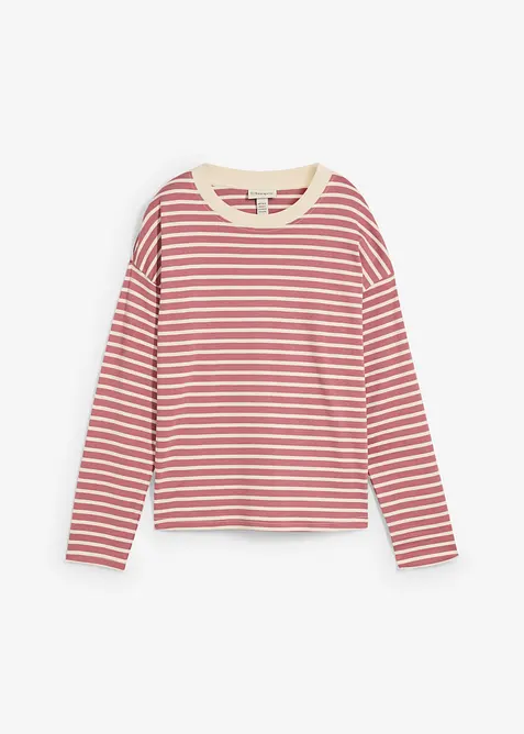 Tričko s&nbsp;dlouh&yacute;m ruk&aacute;vem z&nbsp;těžk&eacute; bavlny, bonprix