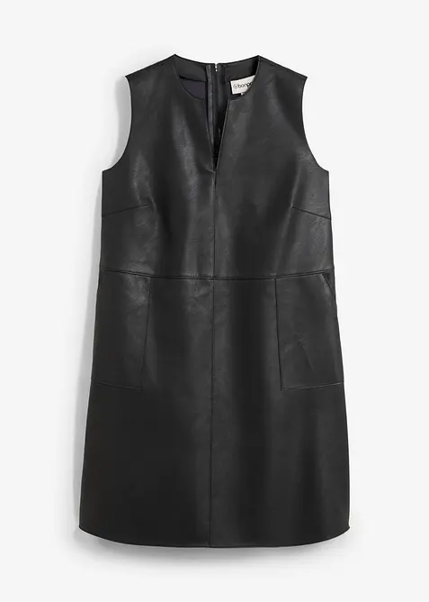 Šaty z umělé kůže, bonprix