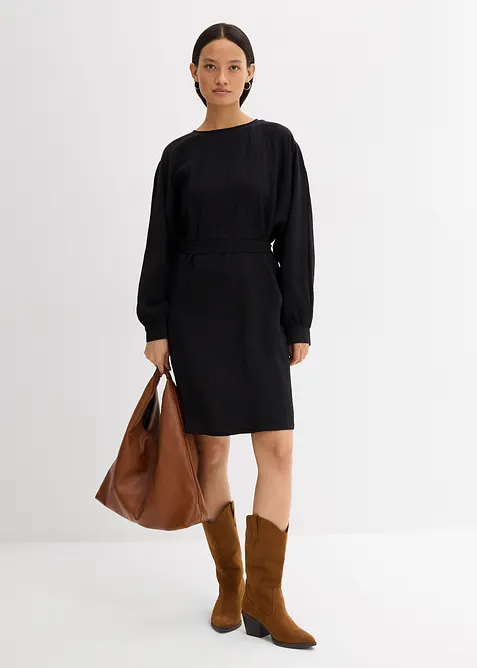 Minišaty se strukturou, z viskózové směsi, bonprix