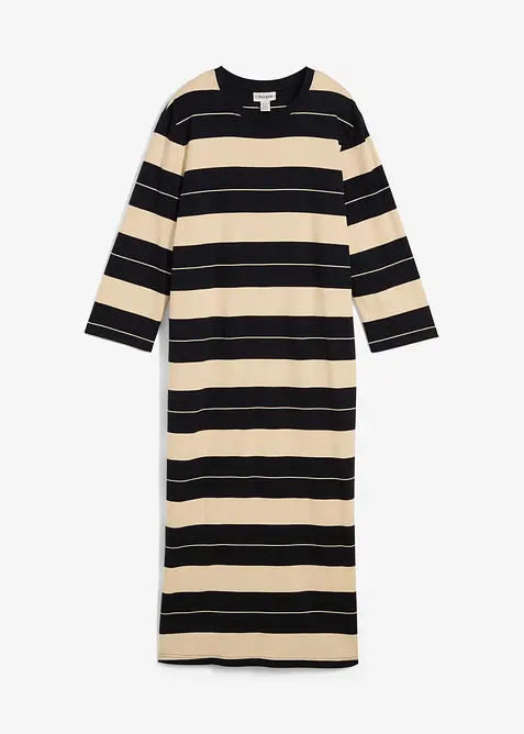 Úpletové šaty z čisté bavlny, bonprix