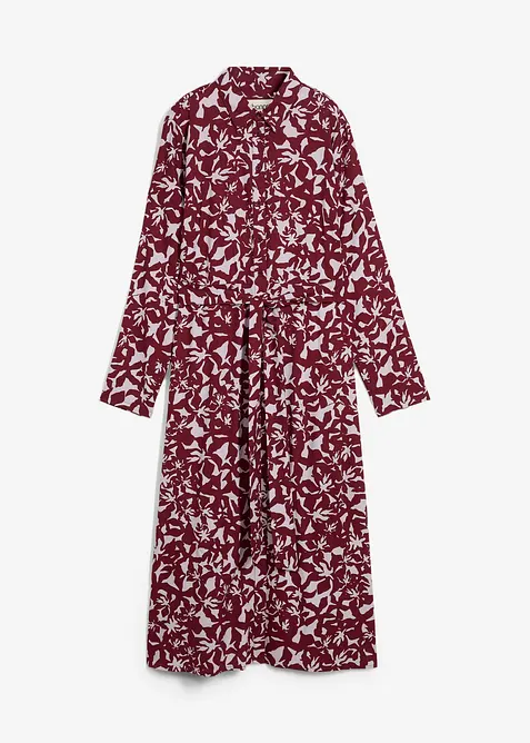 Košilové šaty ze splývavé viskózy, bonprix