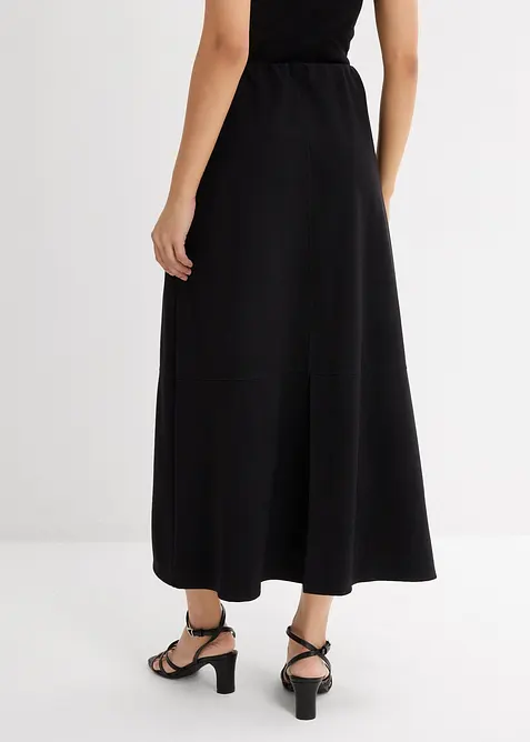 Midi sukně z pohodlného Punto di Roma, bonprix