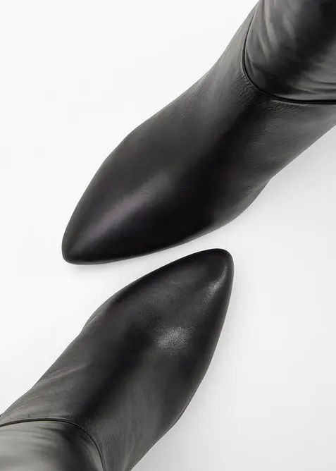 Kozačky z kůže, bonprix