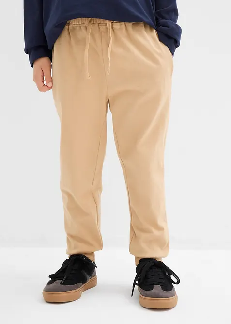 Joggingové kalhoty z čisté organické bavlny (2 ks v balení), bonprix