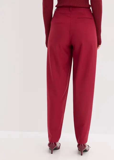 Látkové kalhoty ve střihu Barrel, bonprix