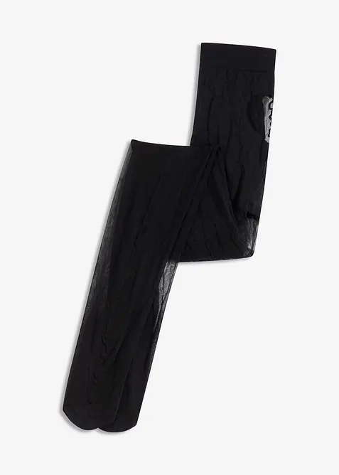 Punčochové kalhoty v podvazkovém stylu 30 DEN, bonprix