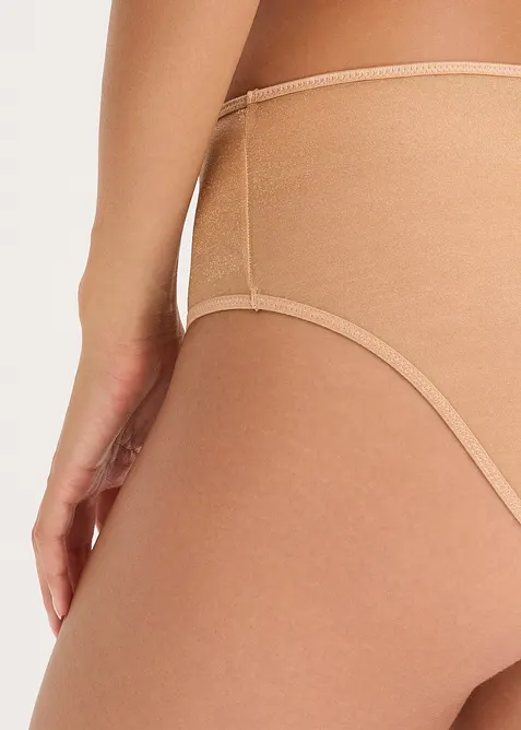 Maxikalhotky s třpytivým materiálem, bonprix