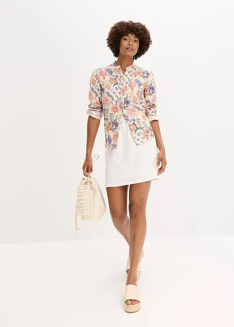 Halenka s květinov&yacute;m potiskem, bonprix