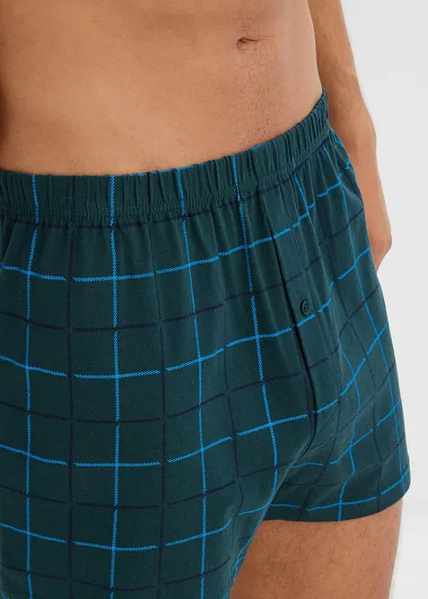 Volné žerzejové boxerky z měkké bavlny (3 ks v balení), bonprix