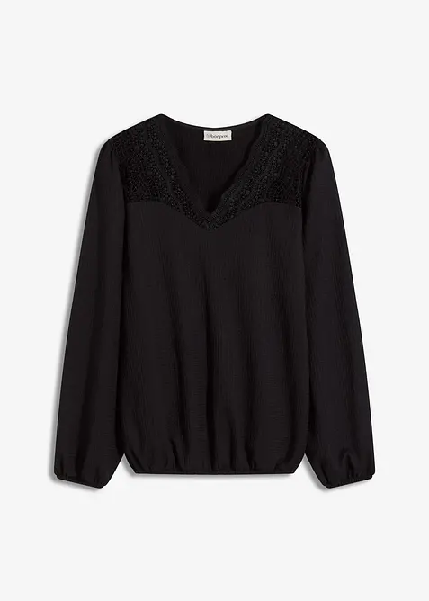 Tričko s dlouhým rukávem, bonprix