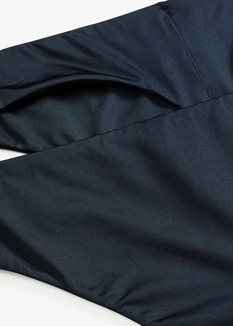 Tanga s vysok&yacute;m pasem a leskl&yacute;m efektem (2 ks), bonprix