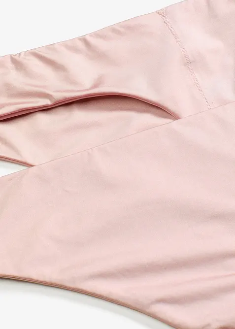 Tanga s vysokým pasem a lesklým efektem (2 ks), bonprix