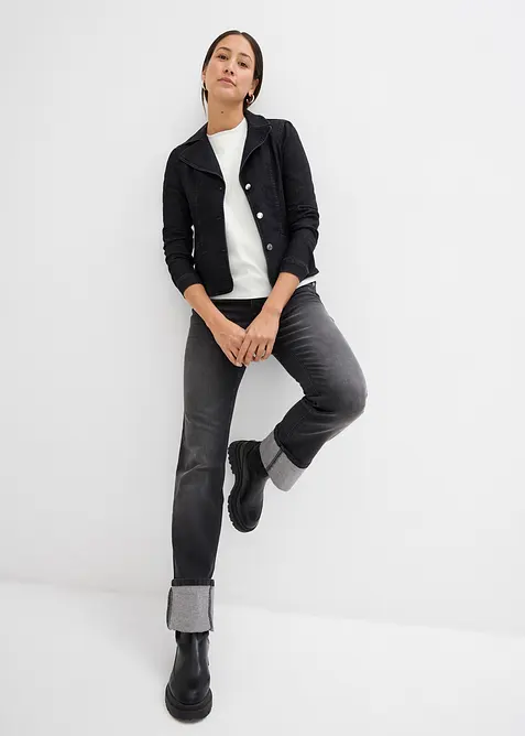 Tričko s nabíranými rukávy, bonprix