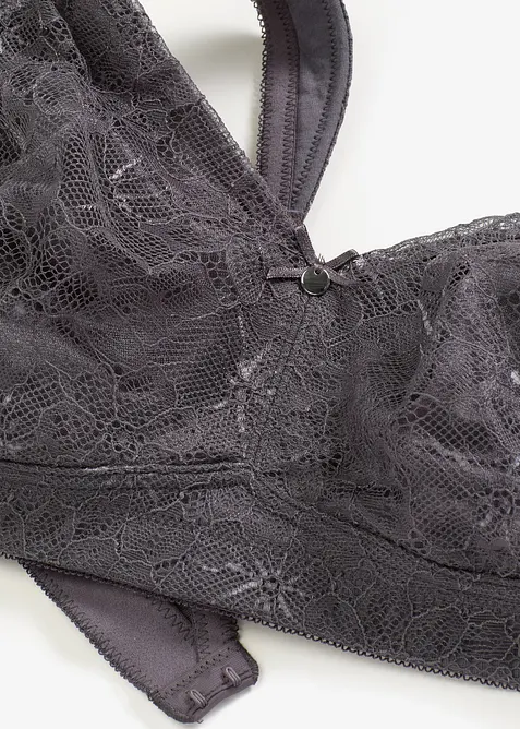 Odlehčující podprsenka bez kostic, s polstrovanými ramínky, bonprix