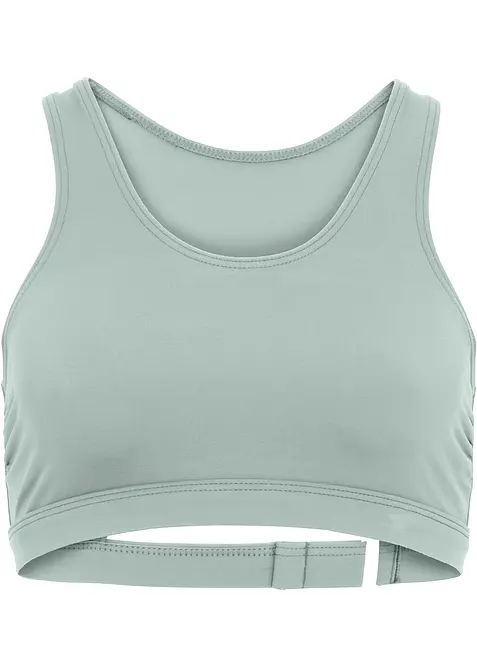 Bikinový podprsenkový top s nastavitelným pásem pod prsy, bonprix
