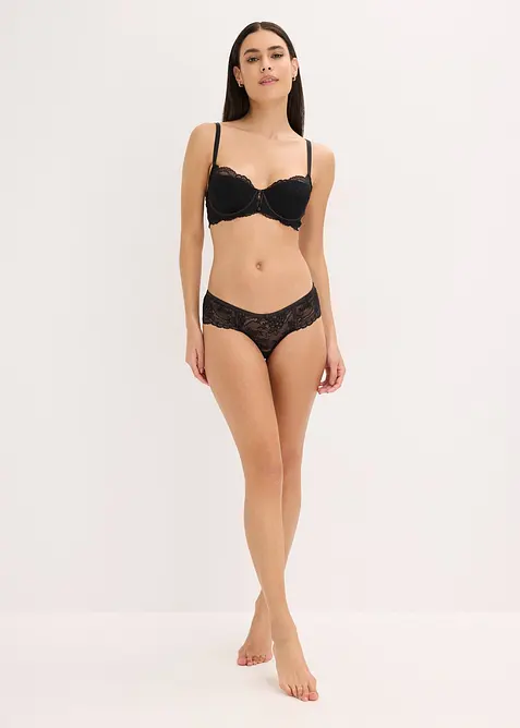 Kalhotky Hipster z jemn&eacute; krajky, bonprix