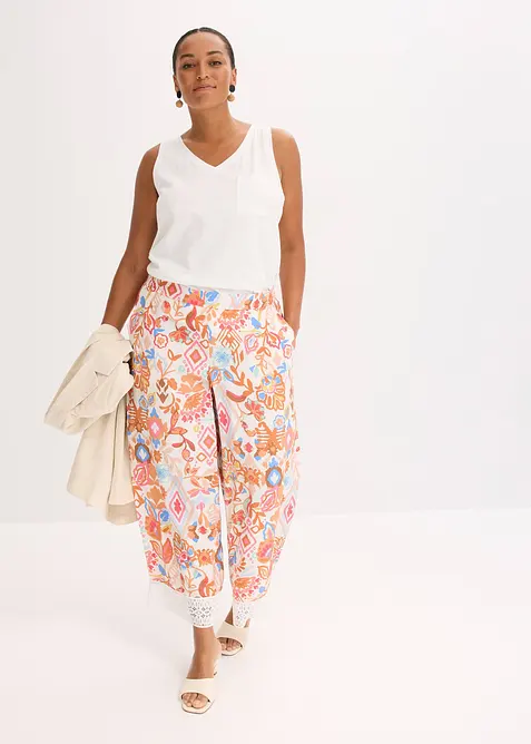 Kalhoty s krajkou, bonprix