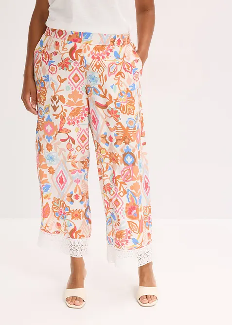 Kalhoty s krajkou, bonprix