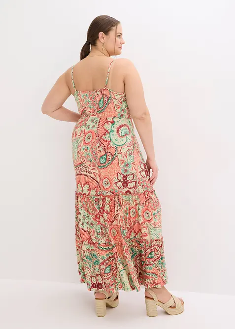 Žerzejové šaty na ramínka, z měkké viskózové směsi, bonprix