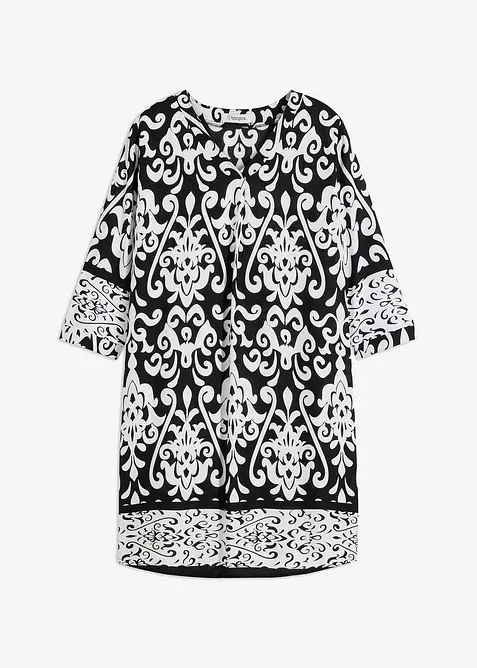 Tunikov&eacute; &scaron;aty ze spl&yacute;vav&eacute; visk&oacute;zy, bonprix