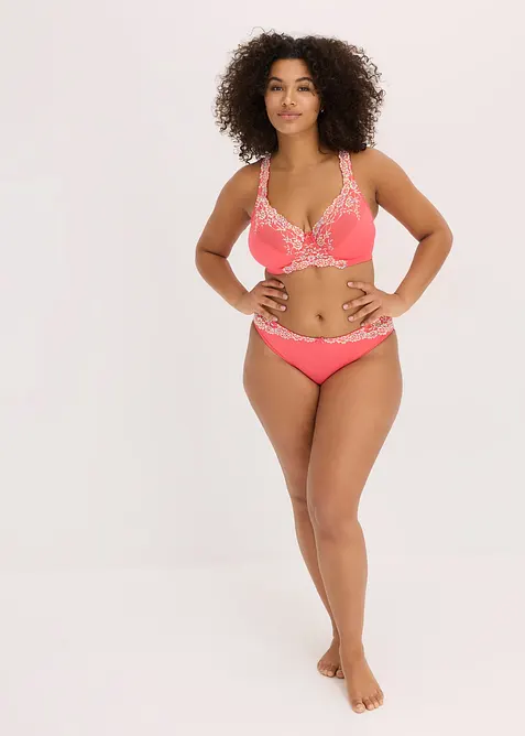 Podprsenka s kosticemi a jemnou krajkou (2 ks v balen&iacute;), bonprix