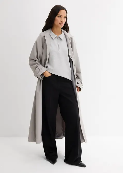 Keprové kalhoty s puky, z čisté bavlny, bonprix