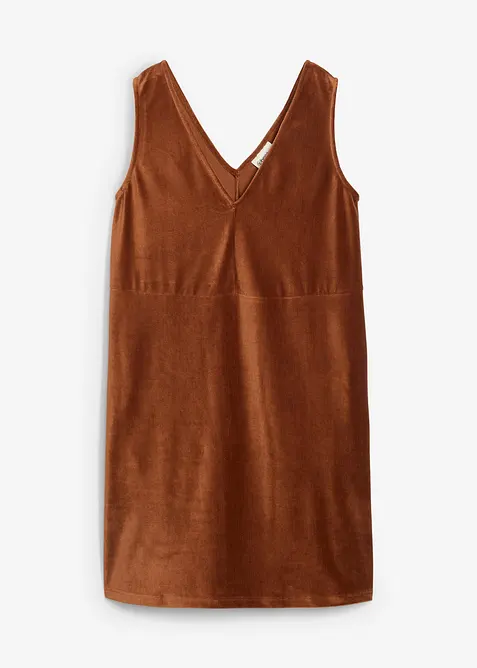 Šaty s laclem, ze žerzejového manšestru, bonprix