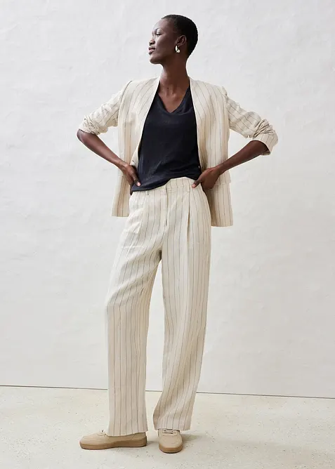 Tričko z čistého lnu, bonprix