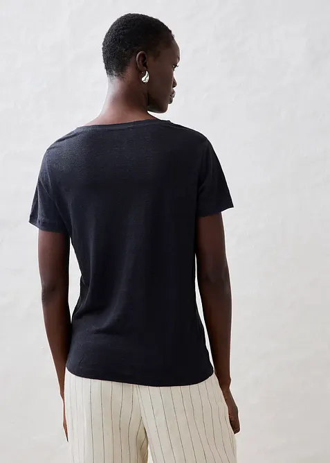 Tričko z čistého lnu, bonprix