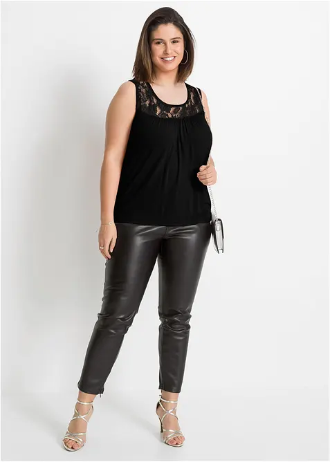 Top z viskózové směsi, bonprix