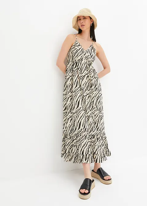 Dlouhé šaty s leopardím potiskem, RAINBOW