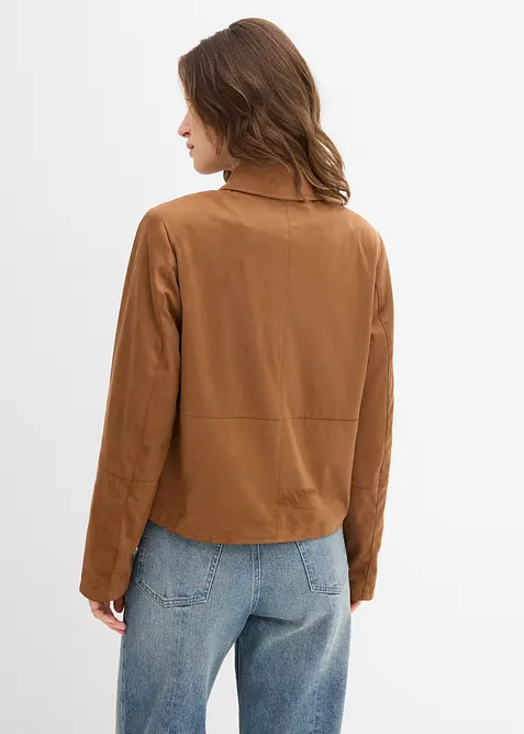 Bunda z umělé velurové kůže, bonprix