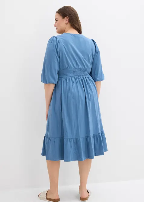 Žerzejové šaty z čisté bavlny, bonprix