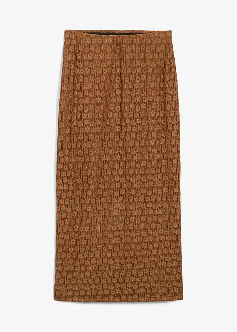 Dlouh&aacute; sukně z krajky, bonprix