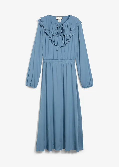 Dlouhé šaty ze splývavé viskózy, bonprix