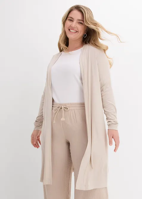 &Uacute;pletov&yacute; kab&aacute;tek z jemn&eacute; visk&oacute;zov&eacute; směsi, bonprix