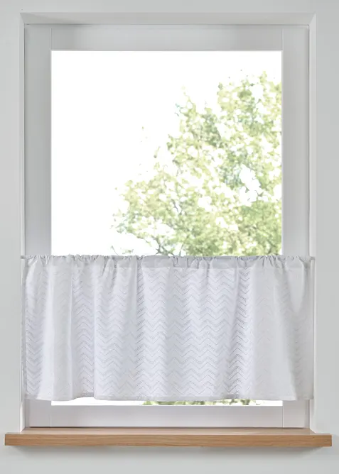 Vitrážková záclona z organické bavlny, bonprix