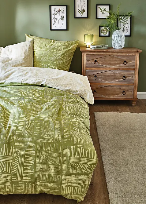 Oboustranné povlečení se strukturovaným designem, bonprix