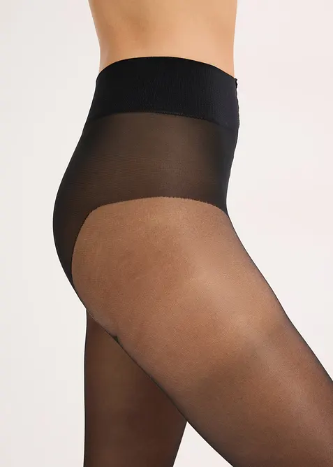 Poloprůhledn&eacute; punčochov&eacute; kalhoty, 30 DEN, 2 ks v balen&iacute;, bonprix