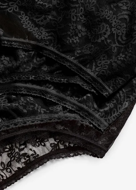 Vysoké kalhotky z krajky (3 ks v balení), bonprix